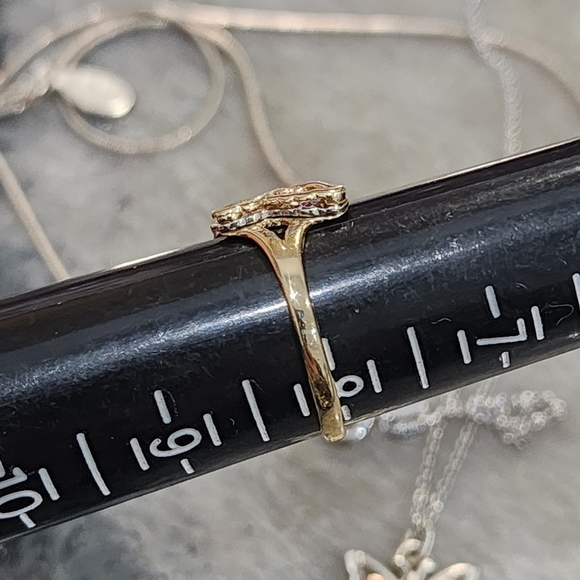 Coleman Butterfly Fine Jewelry 10k 12k 925 Bundle Ring Necklace Bracelet Size OS - Picture 4 of 14